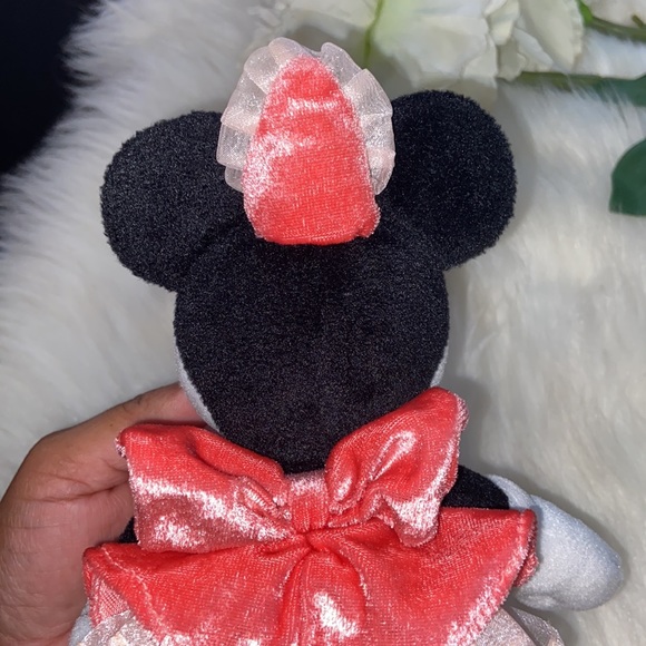 Disney 100 years of Magic Minnie Mouse Pink Hat and Dress Plush - Picture 9 of 17